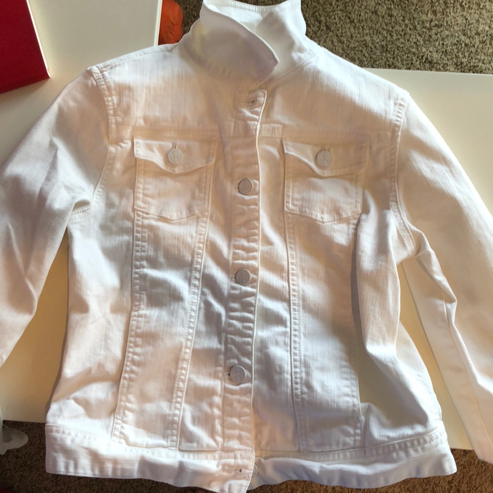 White denim youth jacket